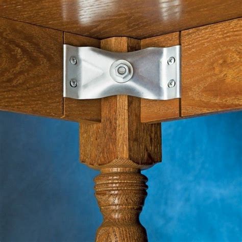 decorative brackets for side table legs metal|table leg mounting hardware.